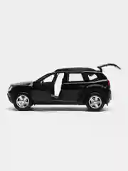 Черный машина RENAULT DUSTER, Технопарк, металл, 12 см