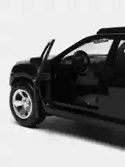 Черный машина RENAULT DUSTER, Технопарк, металл, 12 см
