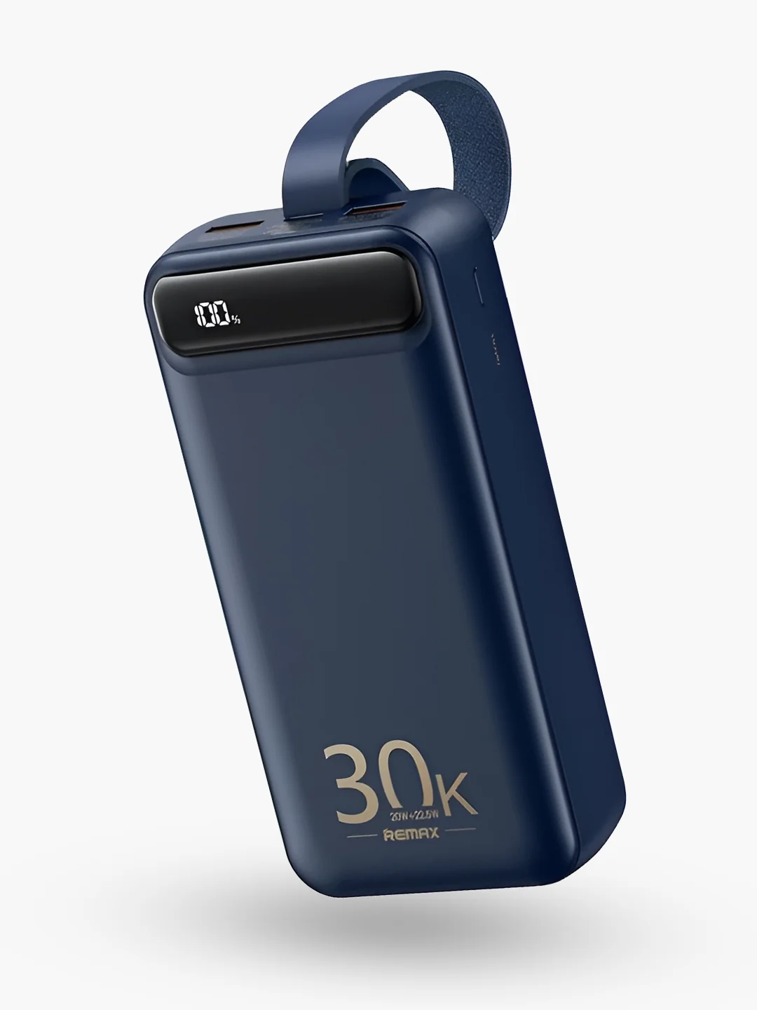 Синий внешний аккумулятор Remax RPP-522 QC22.5W + PD20W, 30000 mah