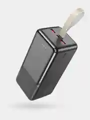 Белый внешний аккумулятор, быстрая зарядка, 3 объёма