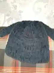 Черный балаклава вязаная, плюшевая