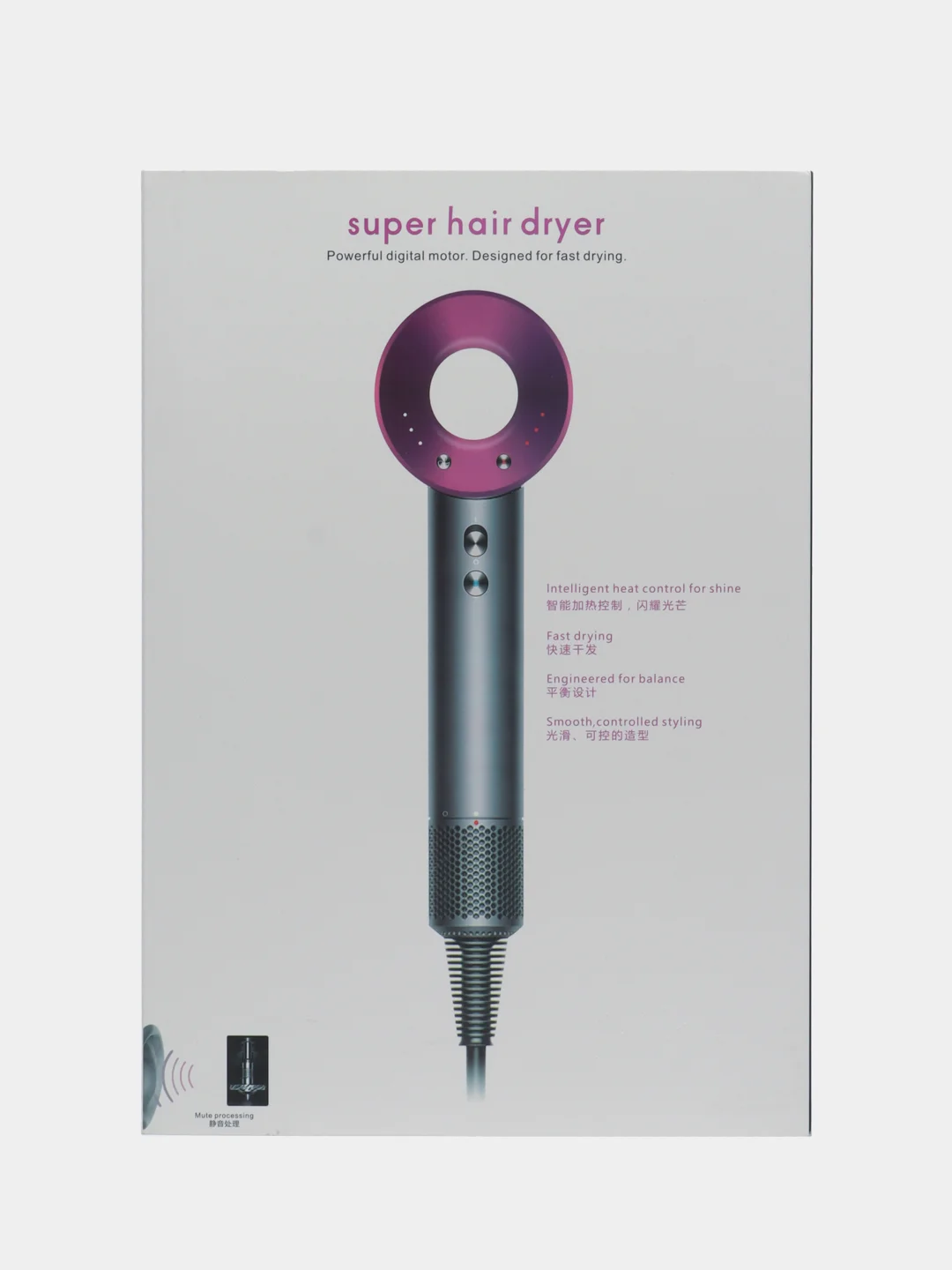 Фен SUPER HAIR DRYER 5 насадок