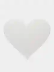 Заготовка из пенопласта Сердце 30*30 см 1 шт