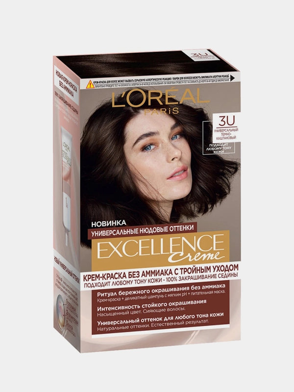 Краска для волос LOreal Paris Excellence 3U, 270 мл