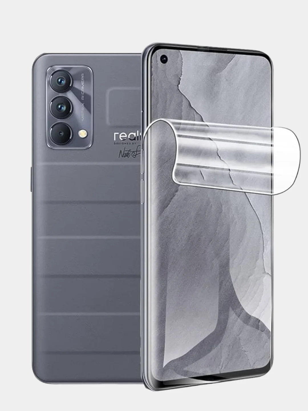 Гидрогелевая защитная плёнка для Realme 11 Pro Plus, C30s, C55, Redmi A2+