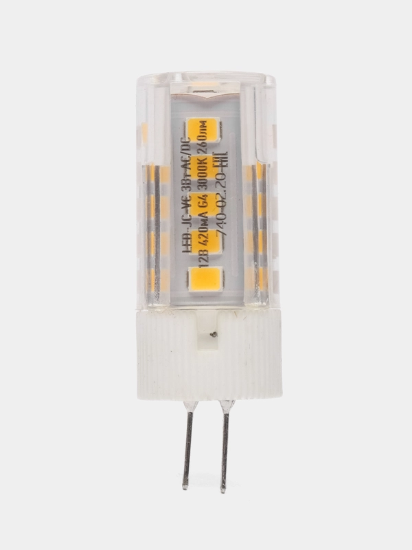 Лампа светодиодная InHome VC JC Цоколь G4 12V, мощность 3Вт (260 Лм) 3000К (без пульсации)
