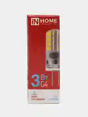 Лампа светодиодная InHome VC JC, цоколь G4 12В, мощность 3Вт (290Лм) 6500К (без пульсации)