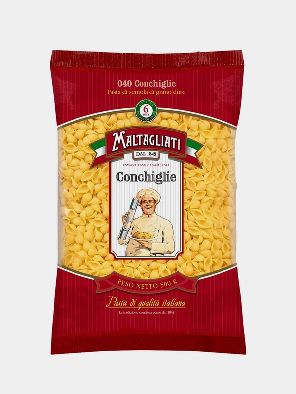 Макароны Maltagliati №40 Conchigline, 450 г
