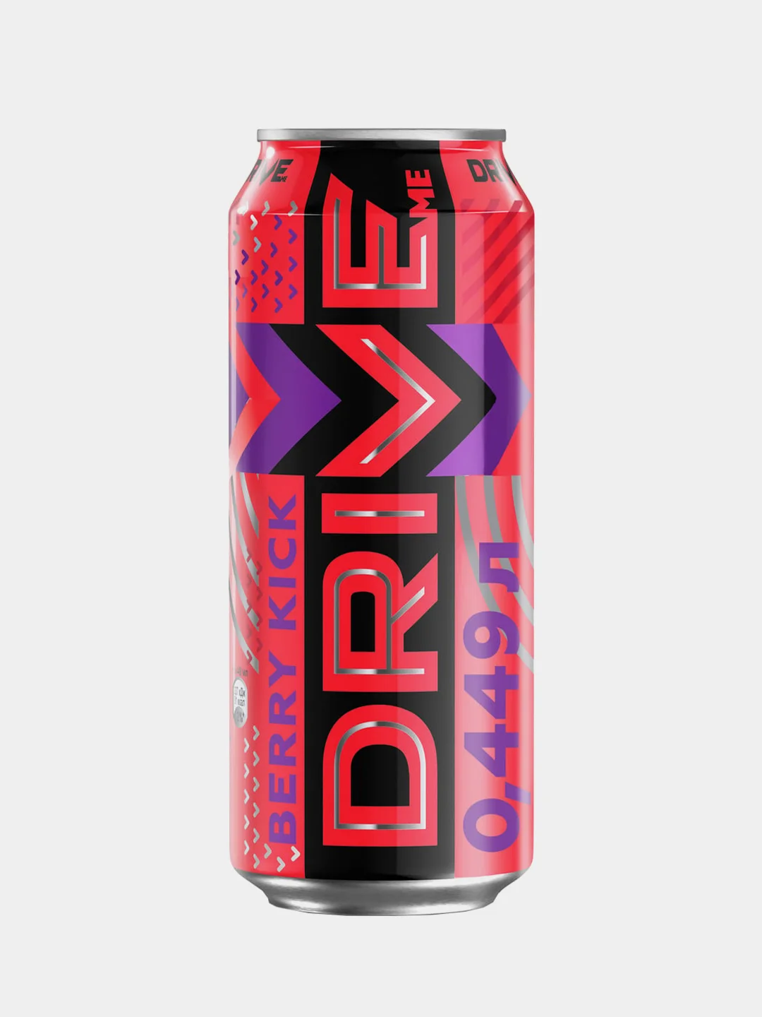 Энергетический напиток Drive Me "Ягоды", 449мл, ж/б