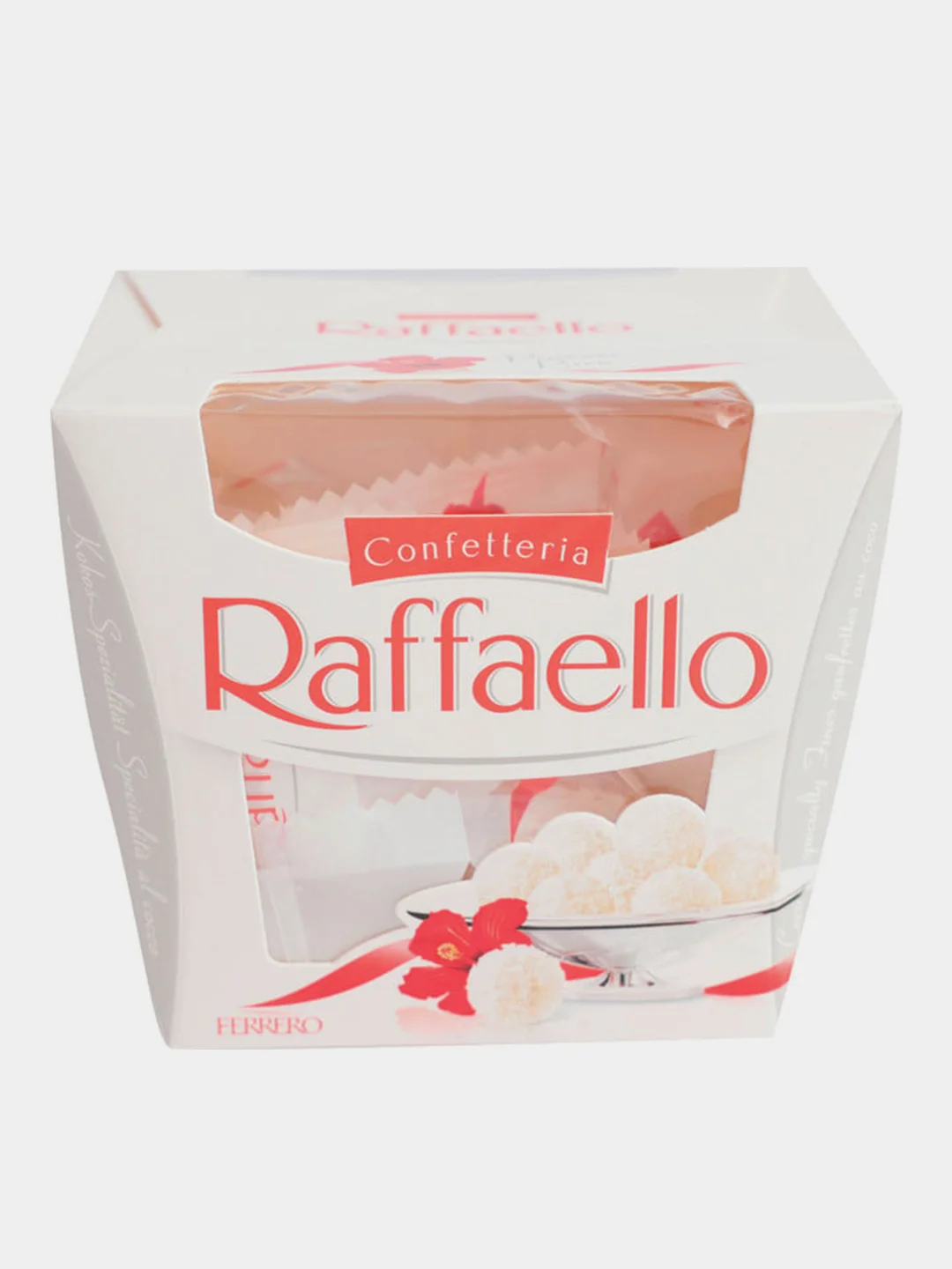 Конфеты Raffaello с цельным миндальным орехом в кокосовой обсыпке, 150 г