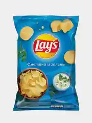 Чипсы Lays "Сметана и зелень", 225 г