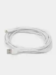 Белый кабель HOCO X20 Flash Lightning (L=3 м) - белый/черный