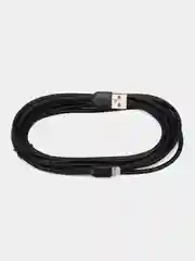 Черный кабель HOCO X20 Flash Lightning (L=3 м) - белый/черный