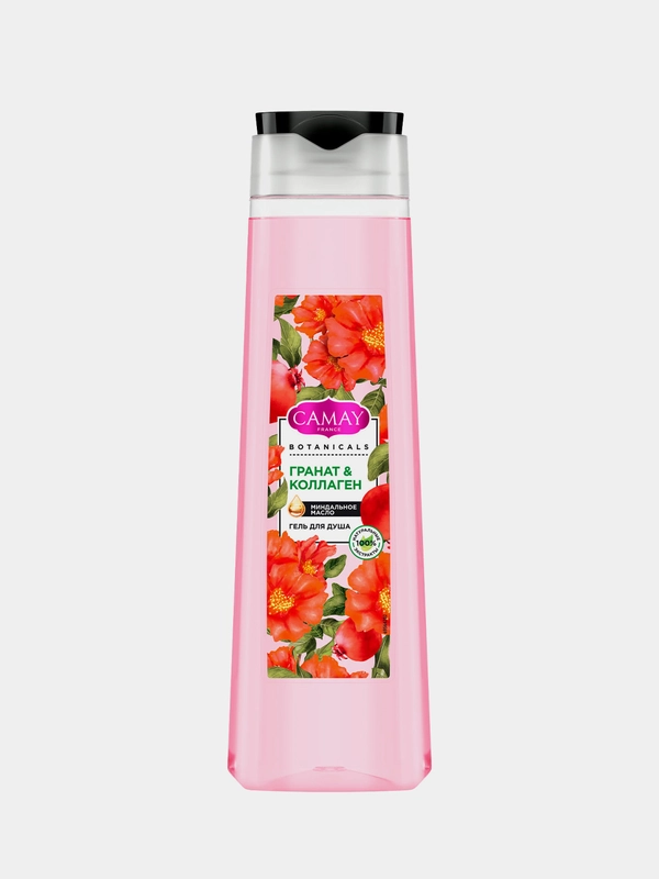 CAMAY Botanicals Гель для душа "Гранат", 400 мл