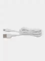 Белый кабель Hoco для iPhone Lightning, 1 метр, белый / провод для зарядки лайтнинг