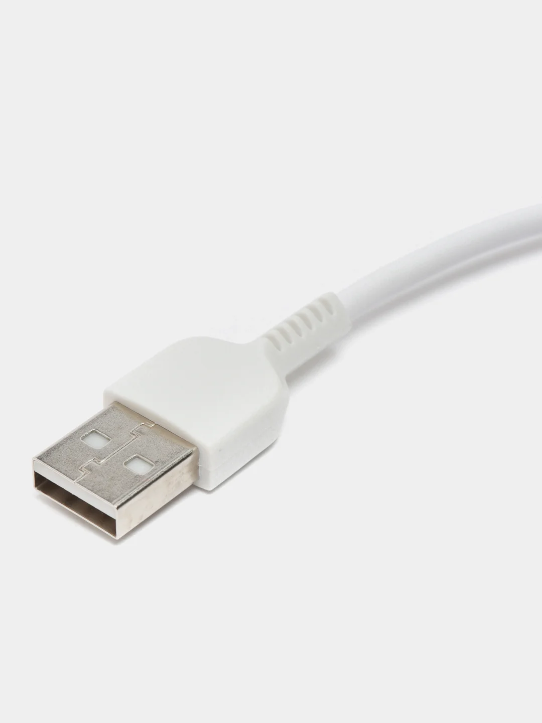 Белый кабель Hoco для iPhone Lightning, 1 метр, белый / провод для зарядки лайтнинг
