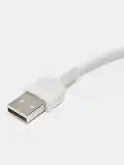 Белый кабель Hoco для iPhone Lightning, 1 метр, белый / провод для зарядки лайтнинг