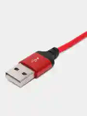 Красный кабель HOCO X14 Times speed Lightning (L=1 м) - черный