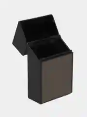 Тёмно-серый портсигар с электронной зажигалкой, металлический, USB