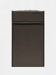 Тёмно-серый портсигар с электронной зажигалкой, металлический, USB