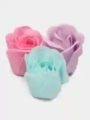Разноцветный подарочный набор "Мыльные розы"