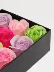 Разноцветный подарочный набор "Мыльные розы"