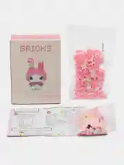 Розовый конструктор Hello Kitty, 3D конструктор для мальчиков, девочек, Куроми