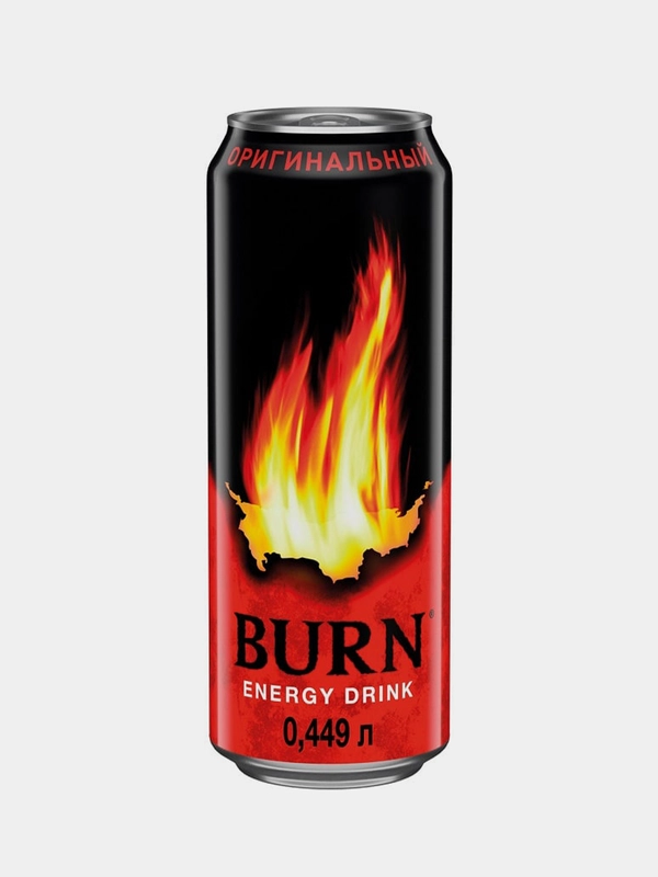 Энергетический напиток Burn "Оригинальный", 449мл, ж/б
