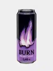 Энергетический напиток Burn  "Тропический микс", 449мл, ж/б