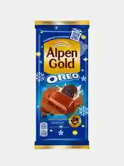 Шоколад Alpen Gold Oreo со вкусом ванили и кусочками печенья, 85 г