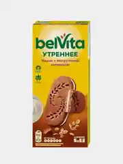 Печенье Belvita Утреннее со злаками какао и йогуртовой начинкой 253г