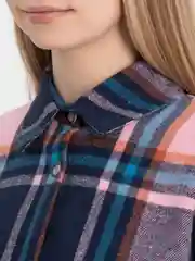 Розовый рубашка  женская