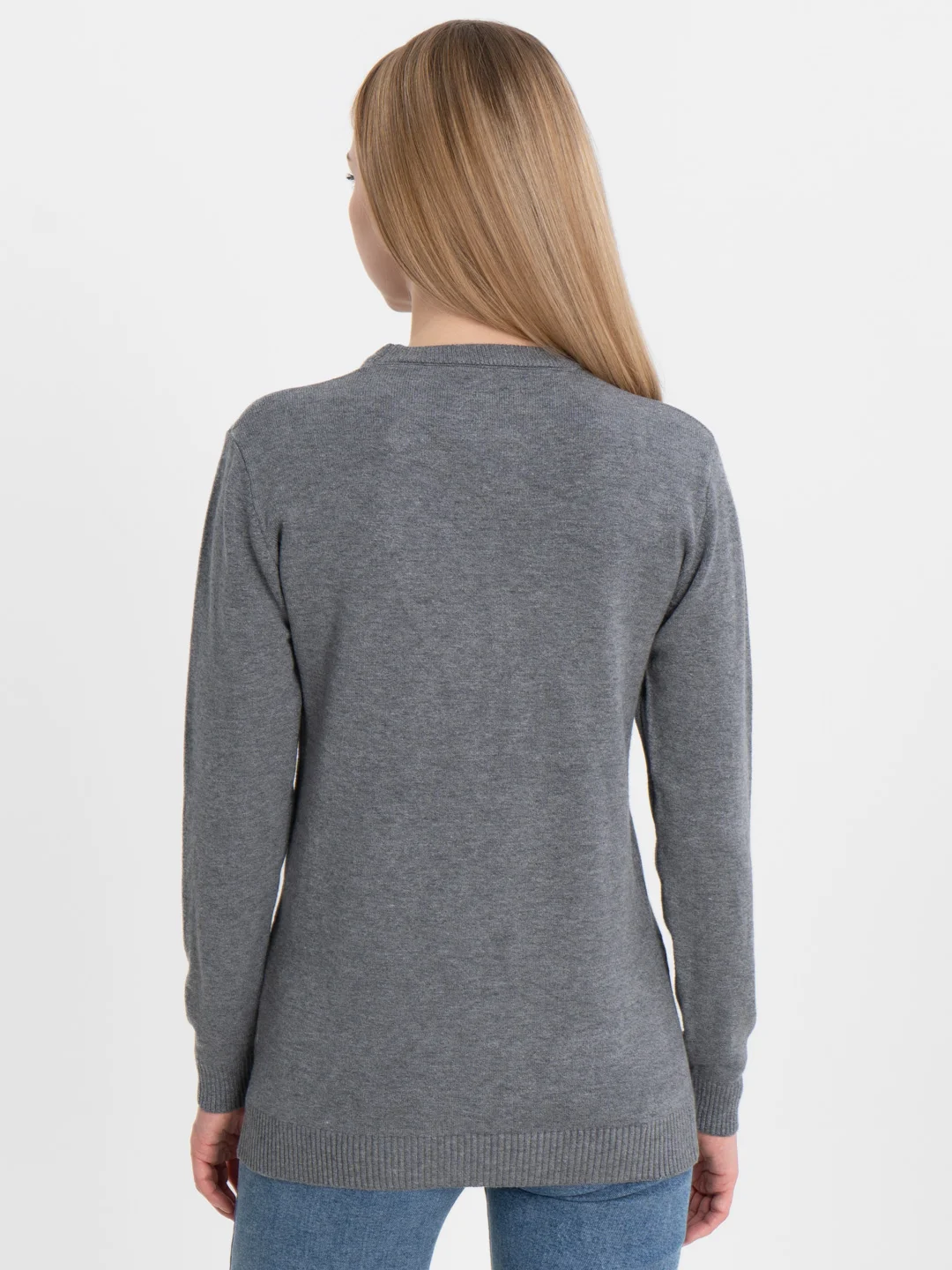 TrendD / Джемпер серый женский Unisex