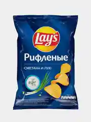 Чипсы Lays Сметана и Лук, 225г