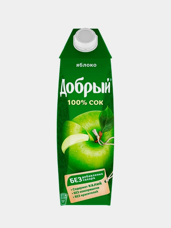 Сок Добрый Яблоко, 1 л