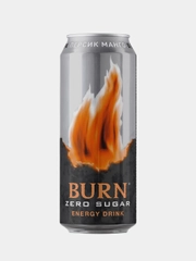 Энергетический напиток Burn Peach Zero, 449мл, ж/б