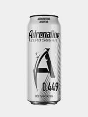 Энергетический напиток Adrenaline Rush Zero Sugar Silver Energy без сахара 449мл