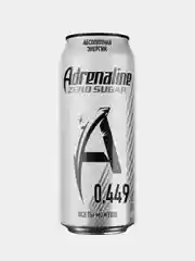 Энергетический напиток Adrenaline Rush Zero Sugar Silver Energy без сахара 449мл