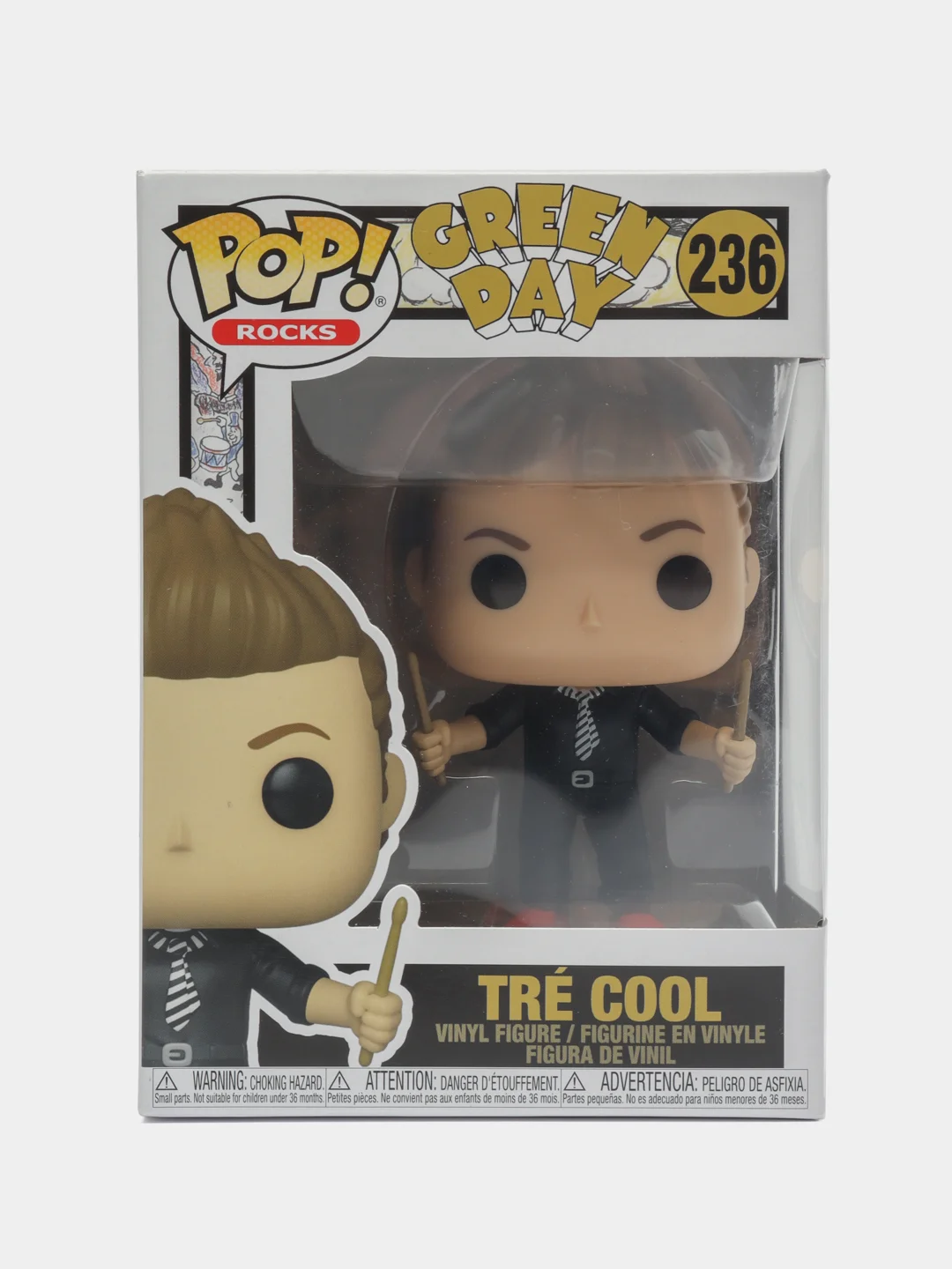 Фигурка Funko POP! 236 Rocks Green Day Tre Cool из группы Green Day