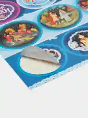 Голубой наклейки для яйц пасхальные "Пасха"