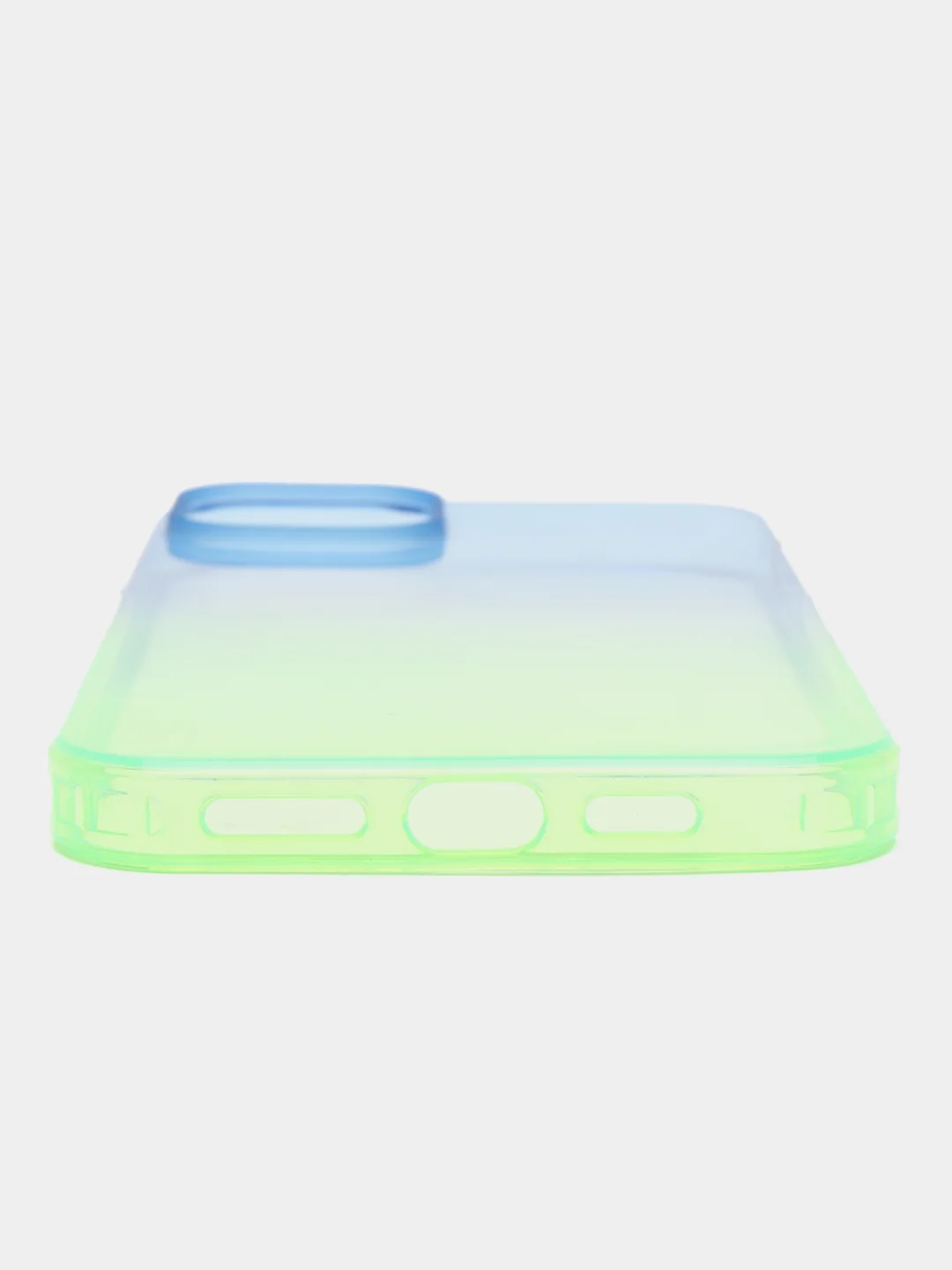 Пурпурный чехол для iPhone (Айфон) 7, 8, SE, XR, XS, 11, 12, 13, 14, 15, mini, Pro, Plus, Max прозрачный с градиентом