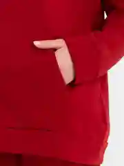 Багровый спортивный женский костюм, на флисе