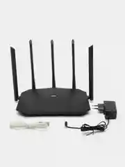 Wi-Fi роутер Digma DWR-AX1501, AX1500, черный