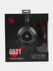 Игровые наушники с микрофоном A4Tech Bloody G521 черный 2.3м мониторные USB (G521 (BLACK))