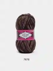 Коричневый пряжа носочная Alize Superwash Comfort Socks, 75% шерсть 25% полиамид, 100 г, 420 м