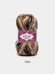 Светло-коричневый пряжа носочная Alize Superwash Comfort Socks, 75% шерсть 25% полиамид, 100 г, 420 м