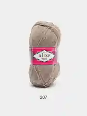 Светло-бежевый пряжа носочная Alize Superwash Comfort Socks, 75% шерсть 25% полиамид, 100 г, 420 м