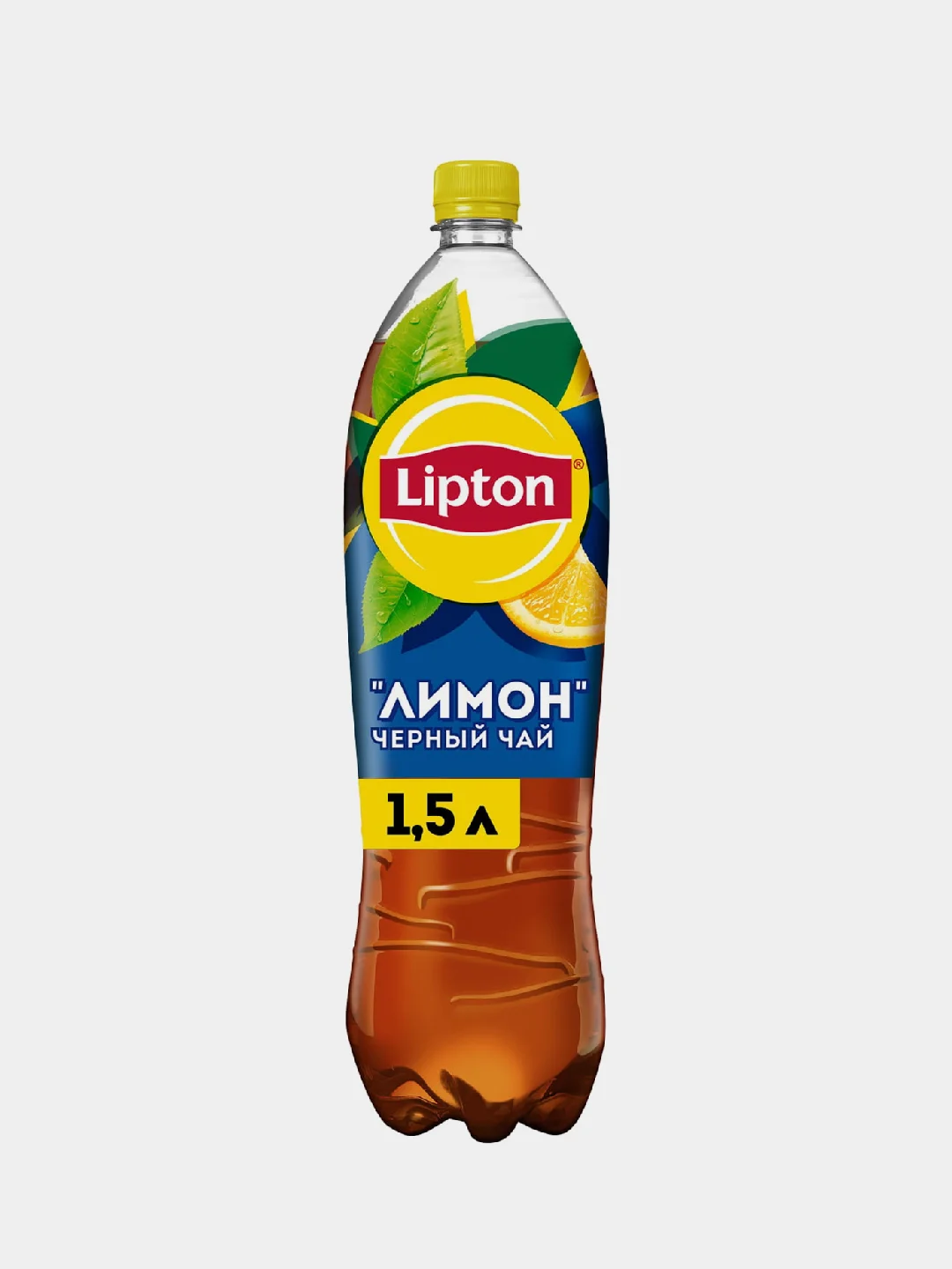 Холодный чай Lipton, черный, Лимон, 1.5л