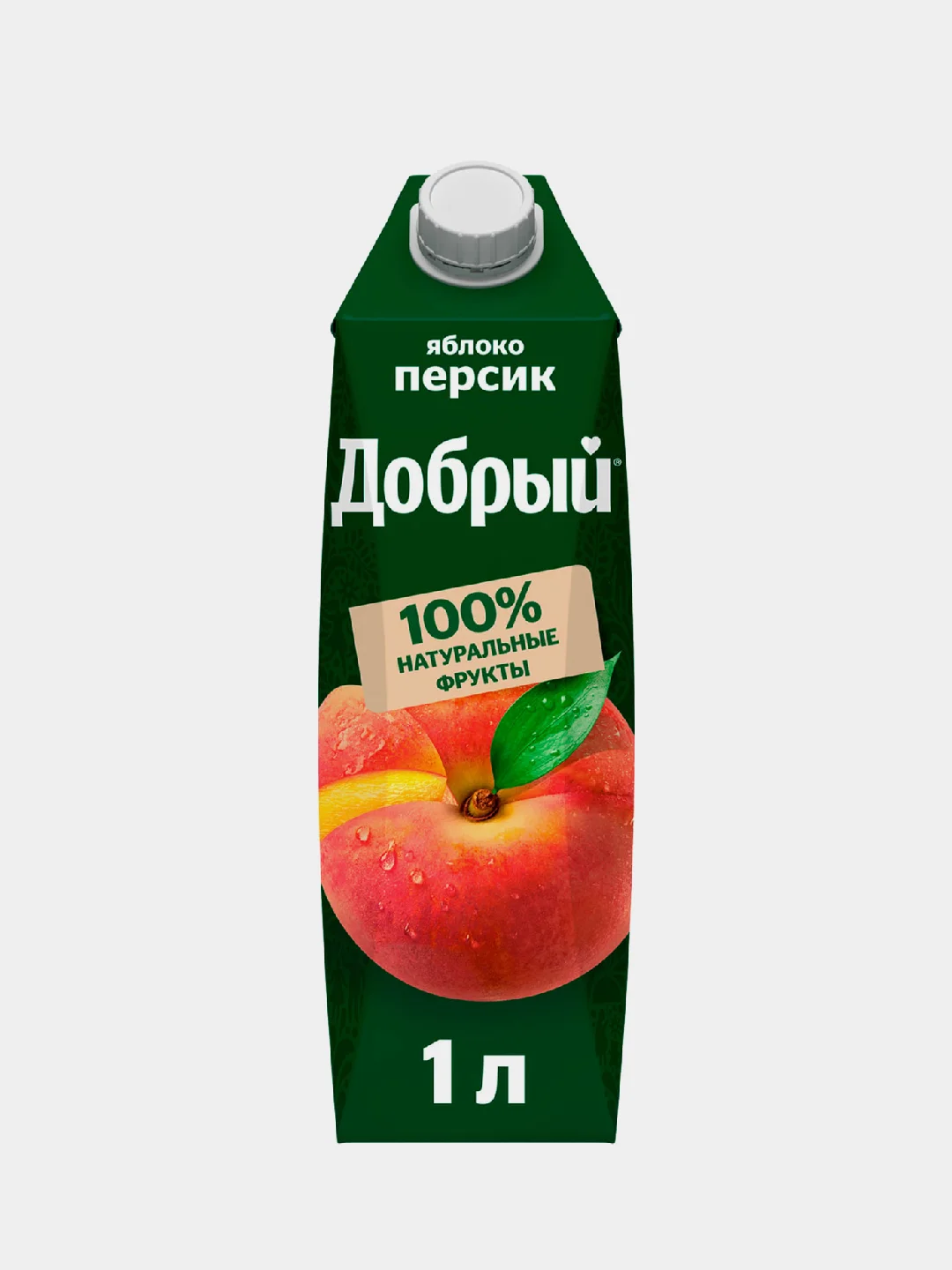 Напиток сокосодержащий Добрый, яблоко-персик, 1л