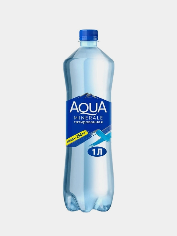 Вода Aqua Minerale питьевая, газированная, 1л